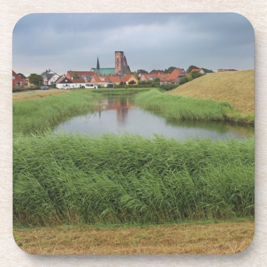 Riberhus und Ribe, Jutland, Dänemark Getränkeuntersetzer (Vorderseite)