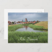 Riberhus und Ribe, Jutland, Dänemark Postkarte (Vorne/Hinten)