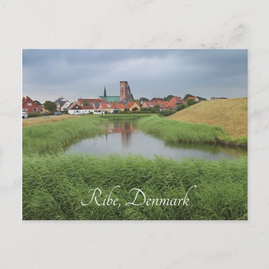 Riberhus und Ribe, Jutland, Dänemark Postkarte (Vorderseite)