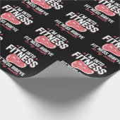 Ribeye Steak Funny Fitness Spaß Geschenkpapier (Ecke)