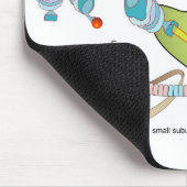 Ribosome mRNA tRNA molecules proteins Diagram  Mousepad (Ecke)