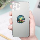 Ribstees - Niedlicher Froschsticker Aufkleber (Telefon)
