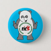 RIC Panda-Abzeichen Button (Vorderseite)