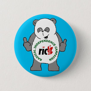 RIC Panda-Abzeichen Button