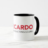 Ricardo die reaktive Llama-Tasse Tasse (VorderseiteRechts)