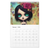 Ricaso Gothic Girls Illustrations Kalender (Feb 2026)