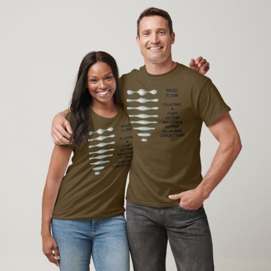 Ricci Flow Solution PointCare Projektionstheorie T-Shirt (Unisex)