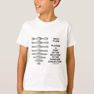 Ricci Fluss-Lösung Poincaré Vermutung (Geometrie) T-Shirt
