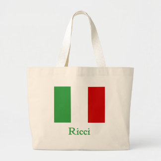 Ricci Italiener-Flagge Jumbo Stoffbeutel