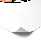 Rice and Shine Funny Food Sushi Puff Poster (Ecke)