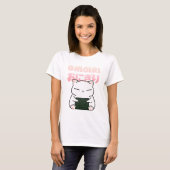 Rice Ball Sushi Cat T-Shirt (Vorne ganz)