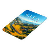 Rice fields in Sapa, Vietnam Magnet (Linke Seite)