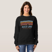 Rice Lake State Park Minnesota Retro Cool Sweatshirt (Vorne ganz)