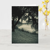 Rice Pond Landscape Karte (Gelbe Blume)