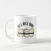 Rice Rice Baby Funny Sushi Food Puff Kaffeetasse (Links)