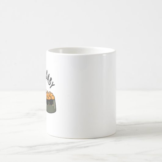Rice Rice Baby Funny Sushi Roll Pub Kaffeetasse (Mittel)