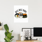 Rice Rice Baby Funny Sushi Roll Pub Poster (Heimbüro)