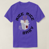 Rice Rice Baby Takeout Bo Rice Chopsticks Asian Fu T-Shirt (Design vorne)
