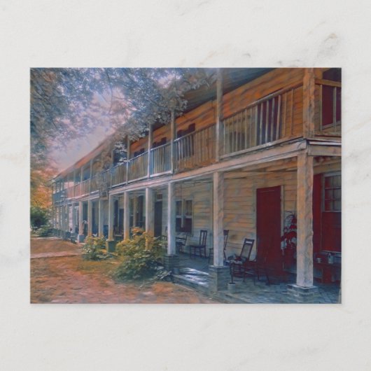 Rice’s-Hughlett’s Tavern c. 1935, Heathsville, VA Postkarte (Vorderseite)