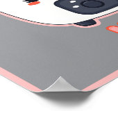 Ricecooker niedlich in Liebe Reiskeller Poster (Ecke)