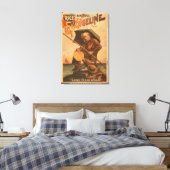 Rice's schöne Evangeline "Lone Fisherman" Leinwanddruck (Insitu (Schlafzimmer))