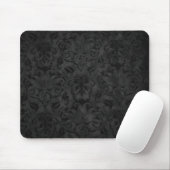 Rich Black Brocade Mousepad (Mit Mouse)