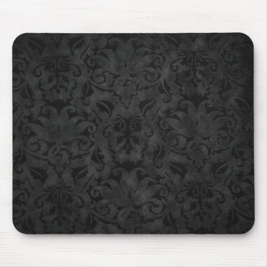 Rich Black Brocade Mousepad (Vorne)