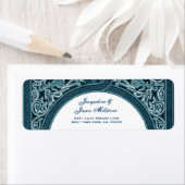 RICH BLUE Blumenstrauß Hochzeitadresse (Insitu)