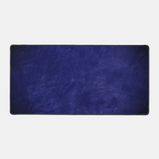 Rich Blue Leather Background Schreibtischunterlage (Vorderseite)