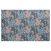 Rich Blue Persian Paisley Bohemisch Elegante Stoff (Fat Quarter (45,7 x 55,9 cm))