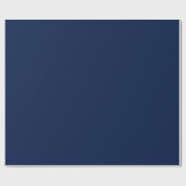 Rich Blue (Solid) Geschenkpapier (Flach)