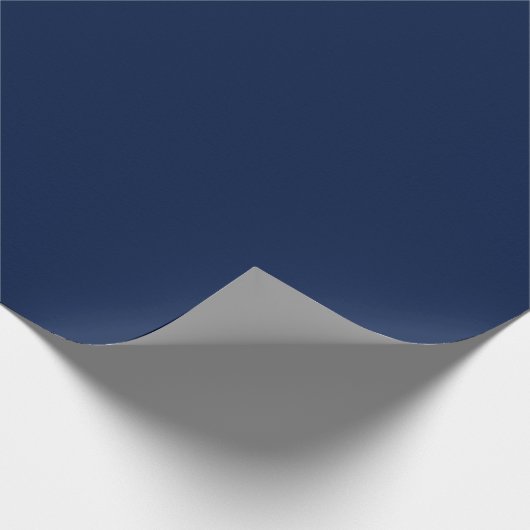 Rich Blue (Solid) Geschenkpapier (Ecke)