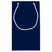 Rich Blue (Solid) Kleine Geschenktüte (Rückseite)