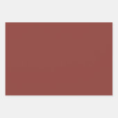 Rich Bronze Imitats Leather Design Geschenkpapier Set (Vorderseite 3)