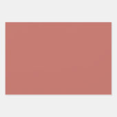 Rich Bronze Imitats Leather Design Geschenkpapier Set (Vorderseite 2)