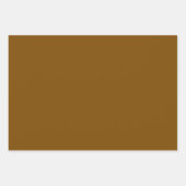 Rich Brown Geschenkpapier Set (Vorderseite)