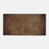 Rich Brown Leder Hintergrund mit Vignette Schreibtischunterlage (Vorderseite)