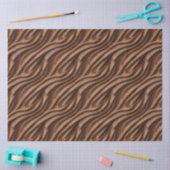 Rich Cocoa Swirl Texture Seamless Brown Abstract Seidenpapier (Basteln)
