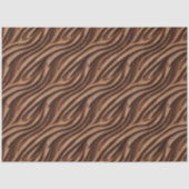Rich Cocoa Swirl Texture Seamless Brown Abstract Seidenpapier (Vorderseite)