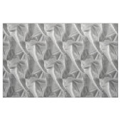 Rich Crumpled Metallic Silver Gray Imitats Lame' Stoff (Yard (91,4 cm))