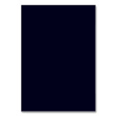Rich Dark Blue Black Wedding Tischnummer Card (Rückseite)