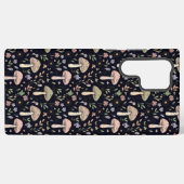 Rich Dark Fungi Seamless Pattern Goblincore Samsung Galaxy Hülle (Rückseite (Horizontal))