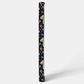 Rich Dark Fungi Seamless Pattern Goblincore Samsung Galaxy Hülle (Linke Seite)