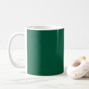 Rich Dark Green Coffee Tasse