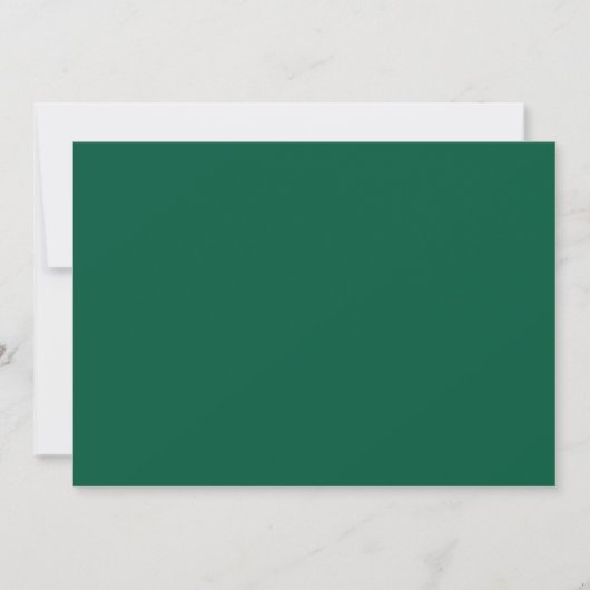 Rich Dark Green Einladung (Vorderseite)