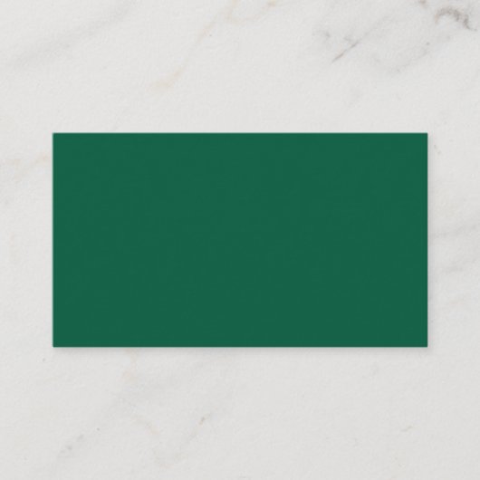 Rich Dark Green Enclosure Cards Begleitkarte (Vorderseite)