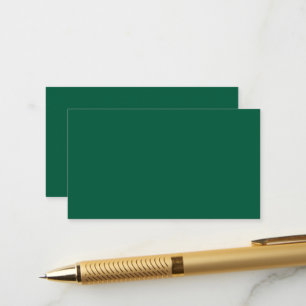 Rich Dark Green Enclosure Cards Begleitkarte