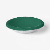 Rich Dark Green Paper Bowls Pappteller (Gewinkelt)