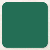 Rich Dark Green Paper Untersetzer (Vorderseite)