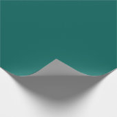 Rich Dark Green Solid Color Geschenkpapier (Ecke)